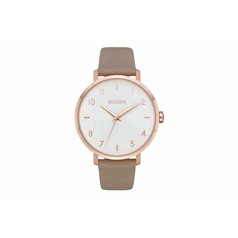ARROW LEATHER-ROSE GOLD/GRAY|rose gold/gray|S/O