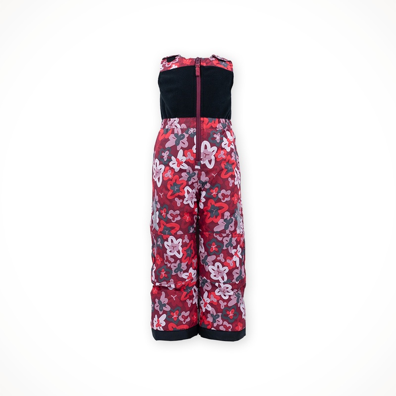 Bubo Overall   Kids’|Floral Print|Wine|2|3|4|5|6|7
