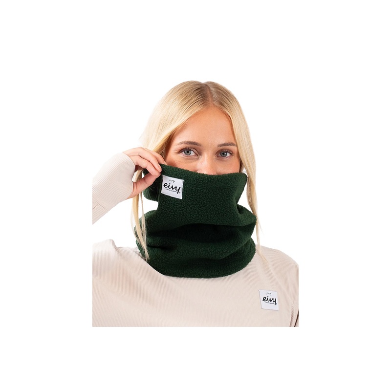 ADJUSTABLE SHERPA NECKWARMER|forest green|O/S