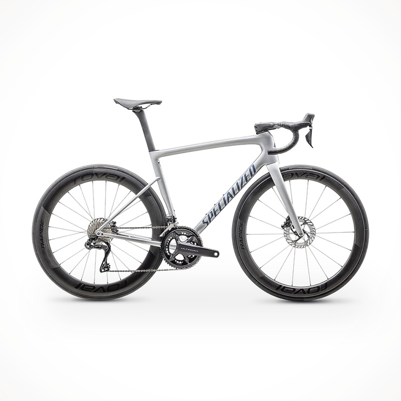Tarmac SL8 Pro|Gloss Liquid Silver / Satin Blue Pearl Over Black Liquid Metal|54|58