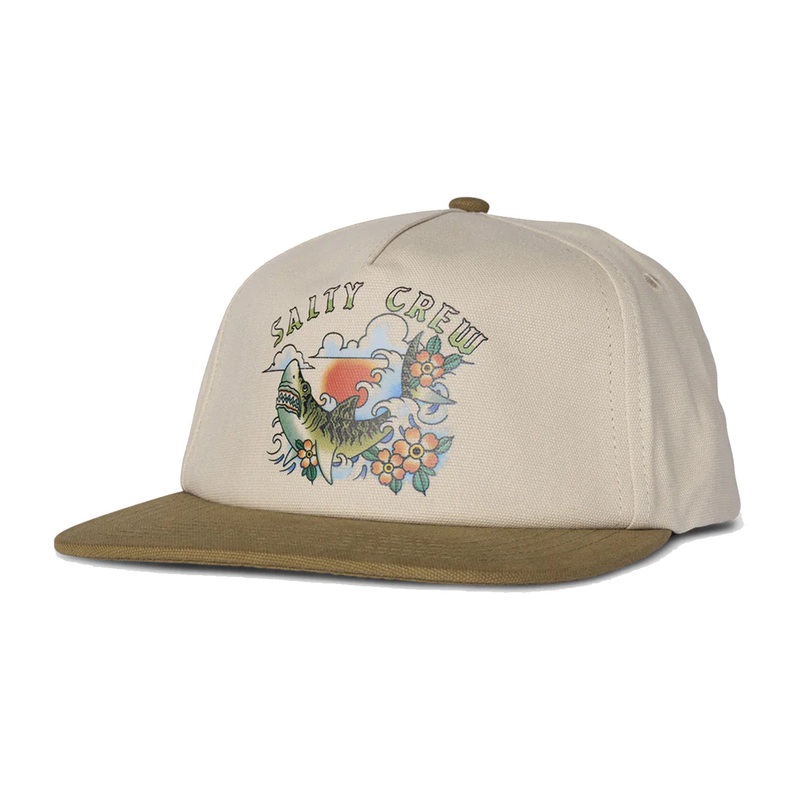 HOPPER 5 PANEL|black|oyster/brown|O/S