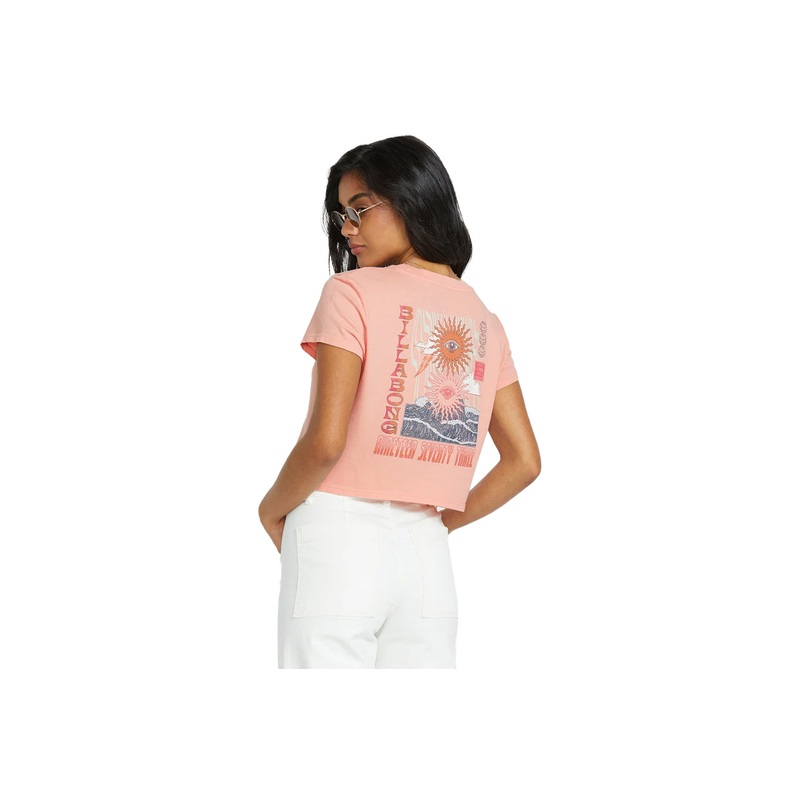 WAVE TRIP SHORT SLEEVE TEE|faded rose|S|M|L