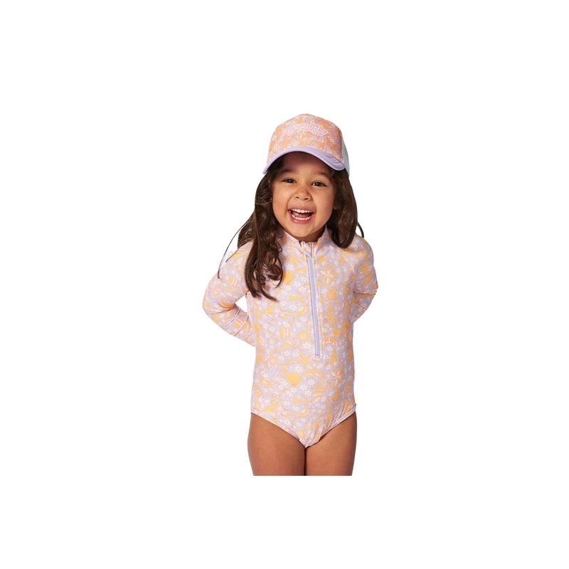 RAINBOW TIDE LS SURFSUIT-GIRL|multi|1-2|3-4|5-6|7-8