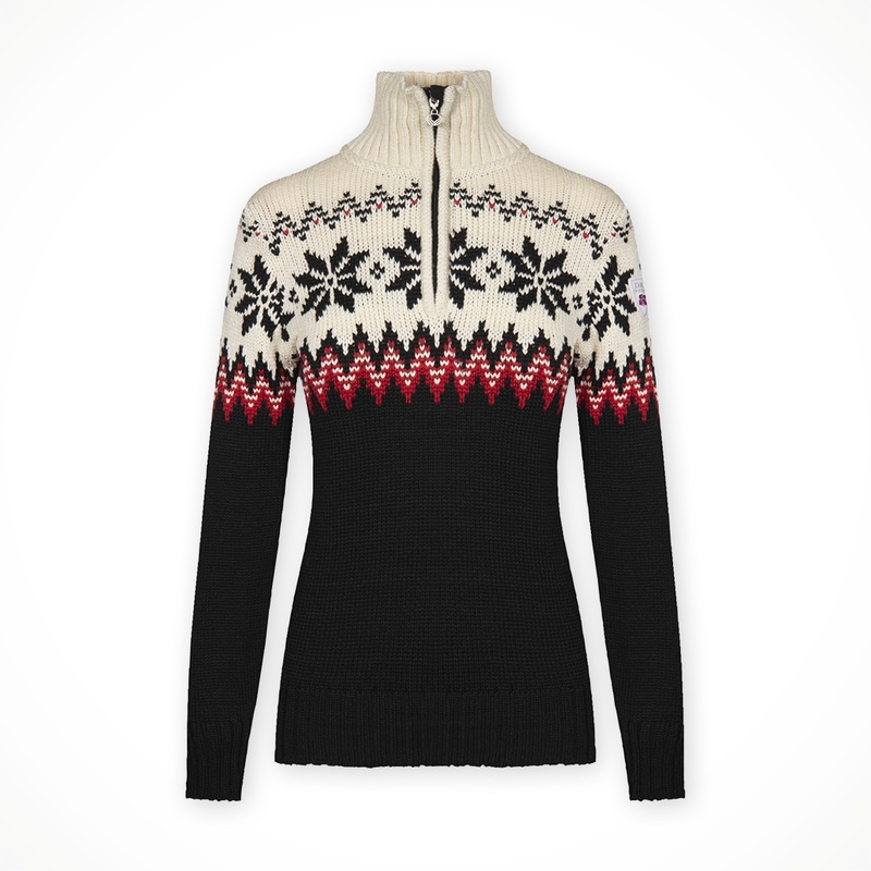 Myking Fem Sweater  Women’s|Black Raspberry Offwhite|S|M|XL|L