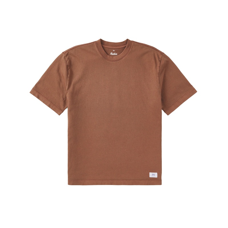 BOX FIT HERITAGE TEE|rain drum pigment dye|black wash pigment dye|black wash|pelican pigment dye|M|L|XL|S|XXL
