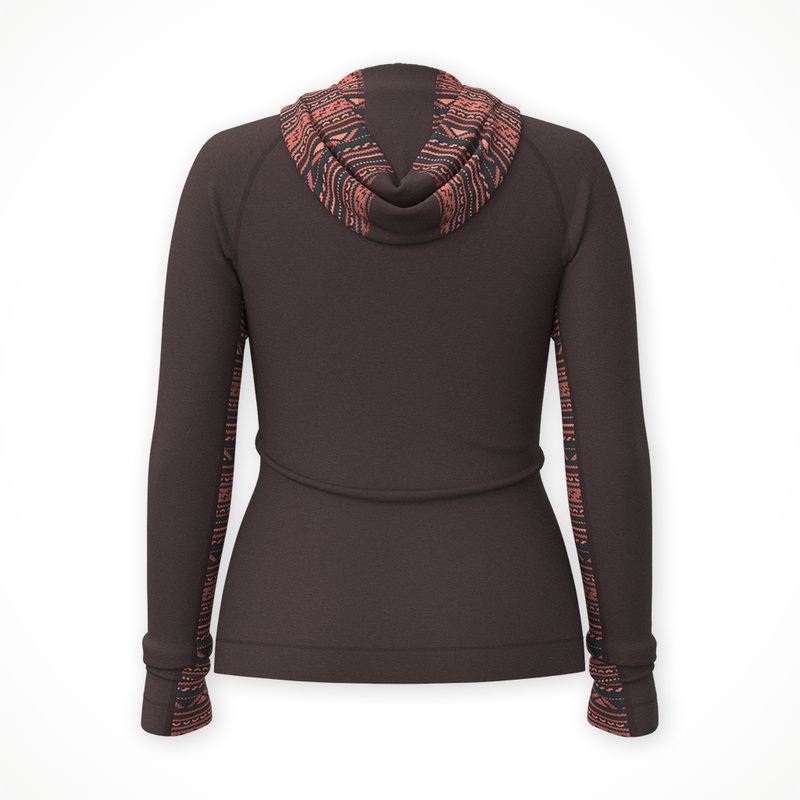 Classic Thermal Merino Base Layer 1/2 Zip Hoodie  Women’s