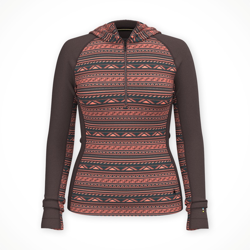 Classic Thermal Merino Base Layer 1/2 Zip Hoodie  Women’s