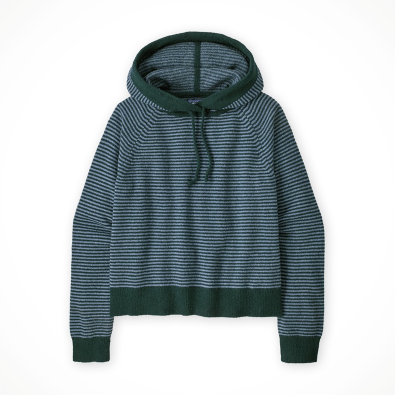 Recycled Wool-Blend Hooded Pullover Sweater  Women’s