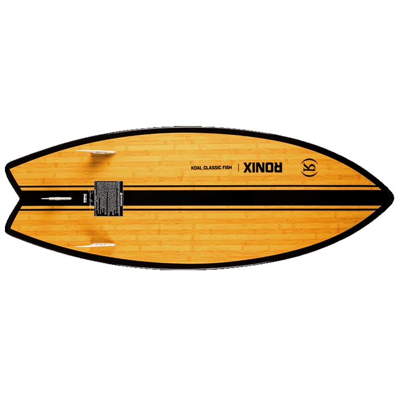 KOAL CLASSIC FISH|glossy black/bamboo|5”|5’6”