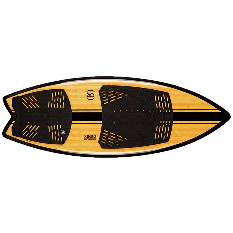 KOAL CLASSIC FISH|glossy black/bamboo|5”|5’6”