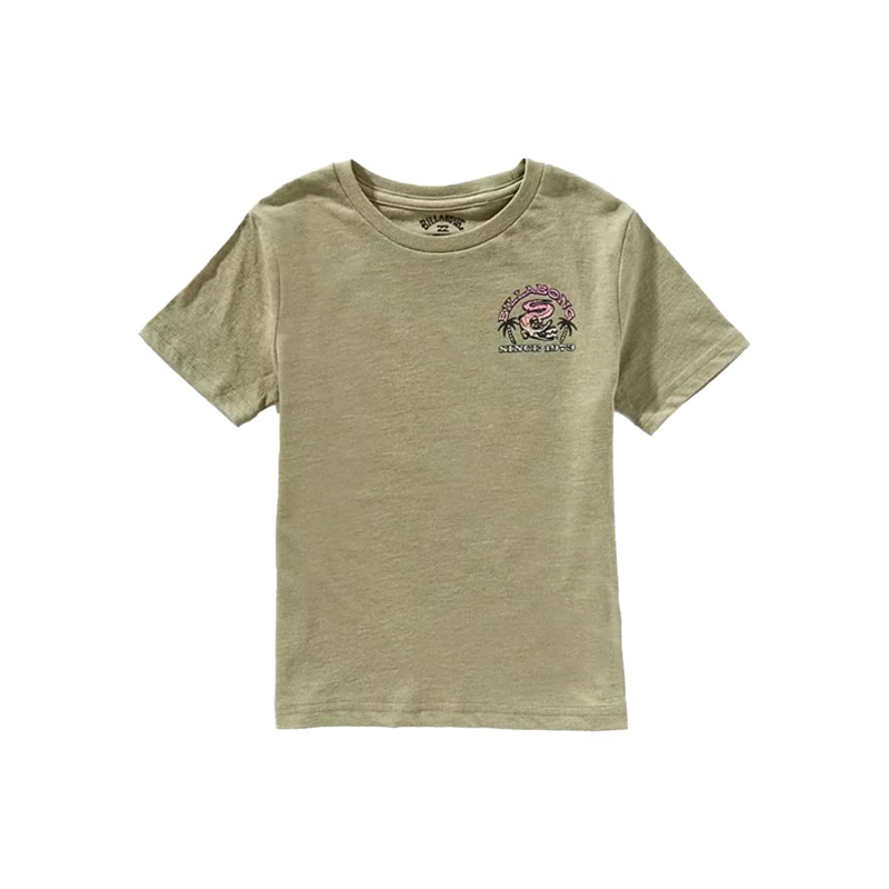 ALLIGATOR ATTACK TEE|moss heather|4T|5|6|7