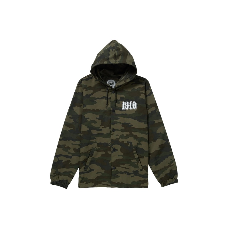 OG FONT HOODED COACHES JACKET|camo|M|L|XL