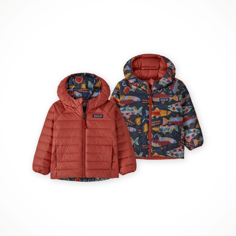 Baby Reversible Down Sweater Hoody  Tots’