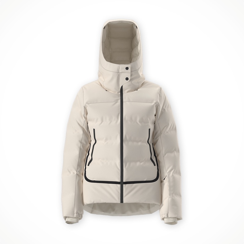 Cirque Down Jacket  Women’s|White Dune-R|TNF Black-R|XS|S|M|L|XL|XXL
