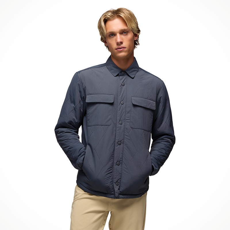 Encinitas Shacket  Men’s|Thundercloud|S|M|L|XL|XXL