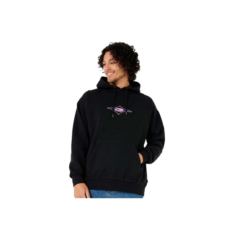 RAW ENERGY HOOD|black|blue lagoon|M|L|XL|XXL