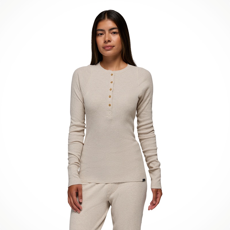 Touchstone Henley  Women’s|Oatmeal Heather|Thyme Heather|Retrograde Heather|XS|S|M|L|XL