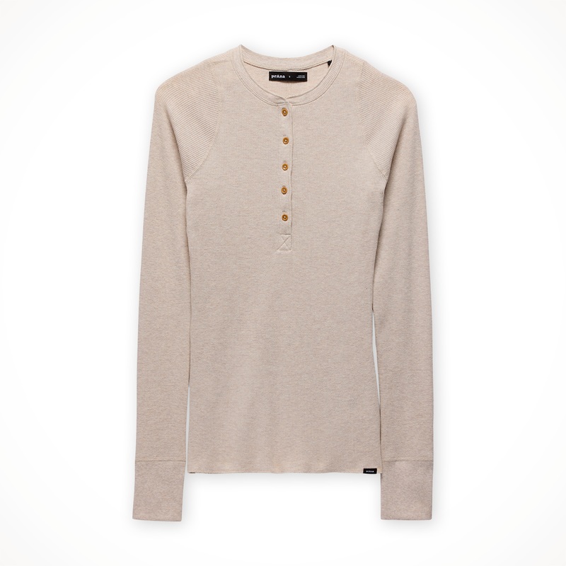 Touchstone Henley  Women’s|Oatmeal Heather|Thyme Heather|Retrograde Heather|XS|S|M|L|XL