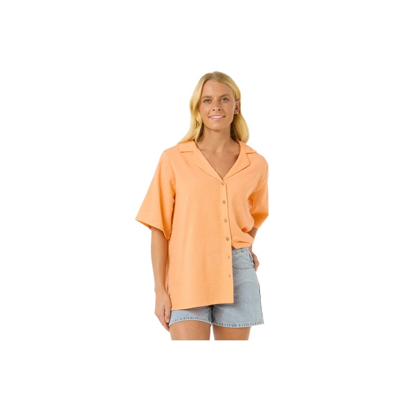 CALA VADELLA TEXTURED SHIRT|orange|S|M|L