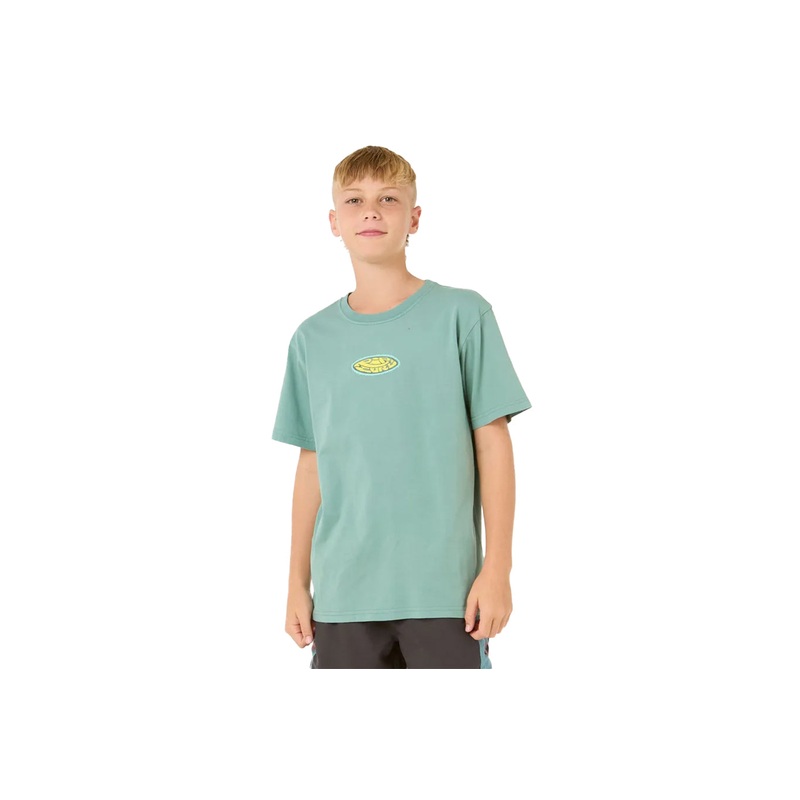 RAW ENERGY LOGO TEE – BOY|blue lagoon|bone|8|10|12|14|16