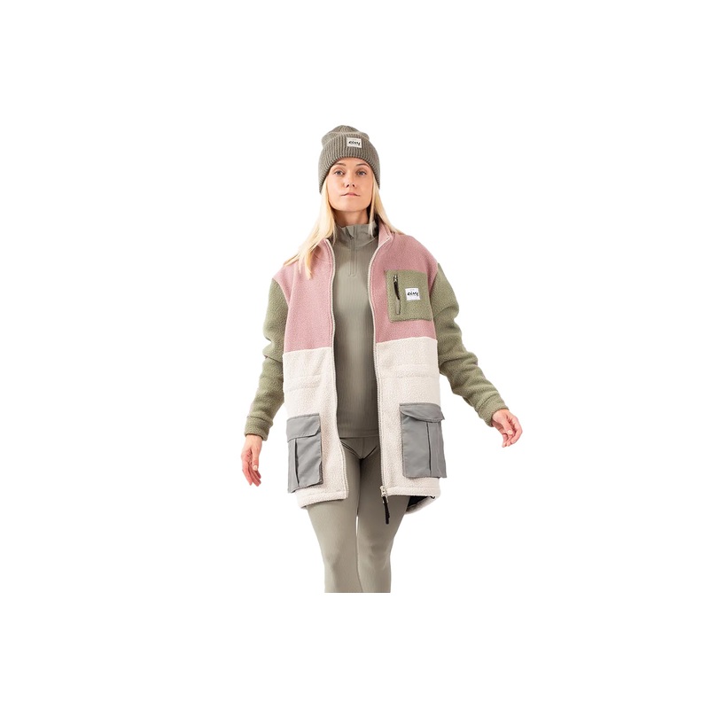FIELD SHERPA JACKET|faded oak|faded blocks|S|M|L