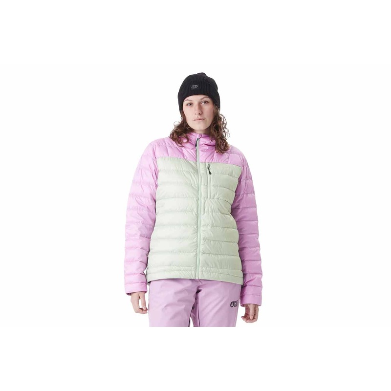 MID PUFF DOWN W JKT|silt green orchid|XS|S|M|L