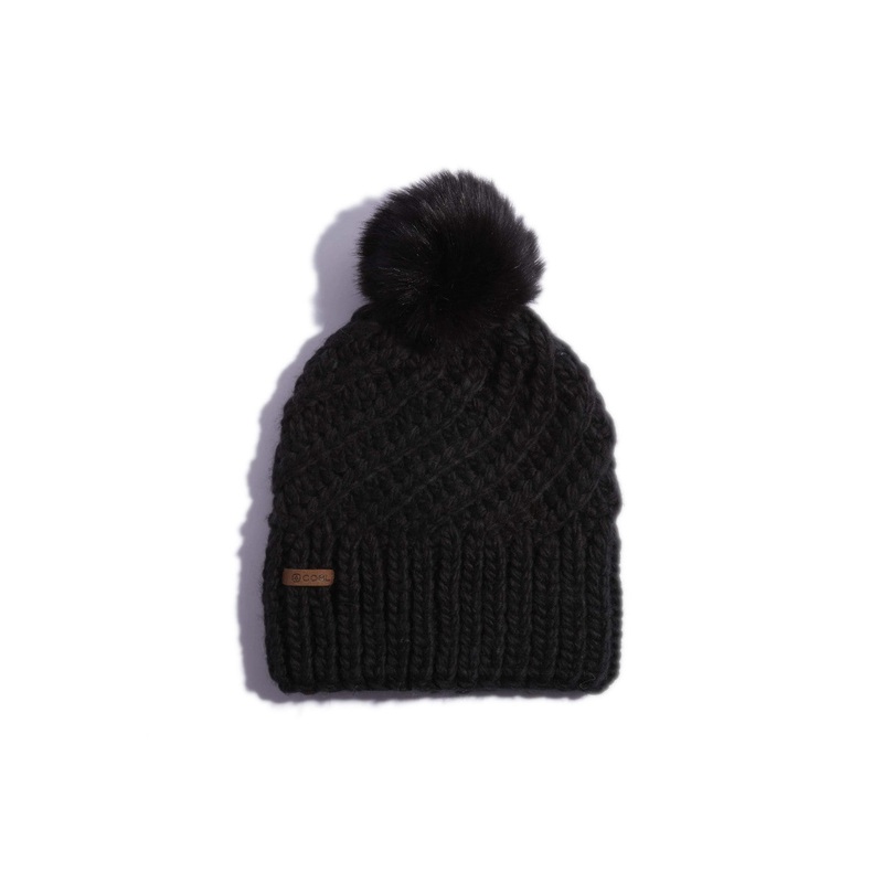 THE MAIZY BEANIE|black|cream|O/S