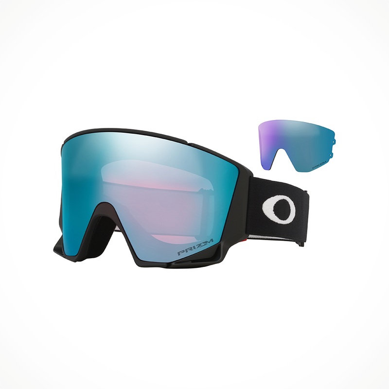 Flow Scape L (Low Bridge Fit)|Matte Black + Prizm Sapphire & Prizm Iced Lens