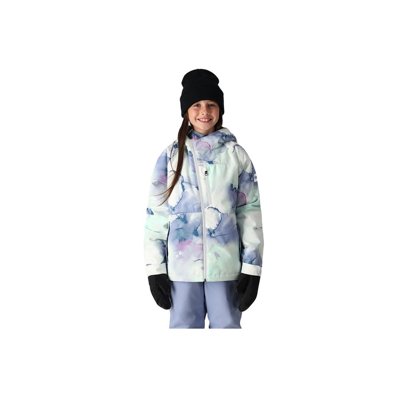 GIRLS HYDRA INSULATED JACKET|Dusty orchid|steel blue marble|seaglass ink|S|M|L