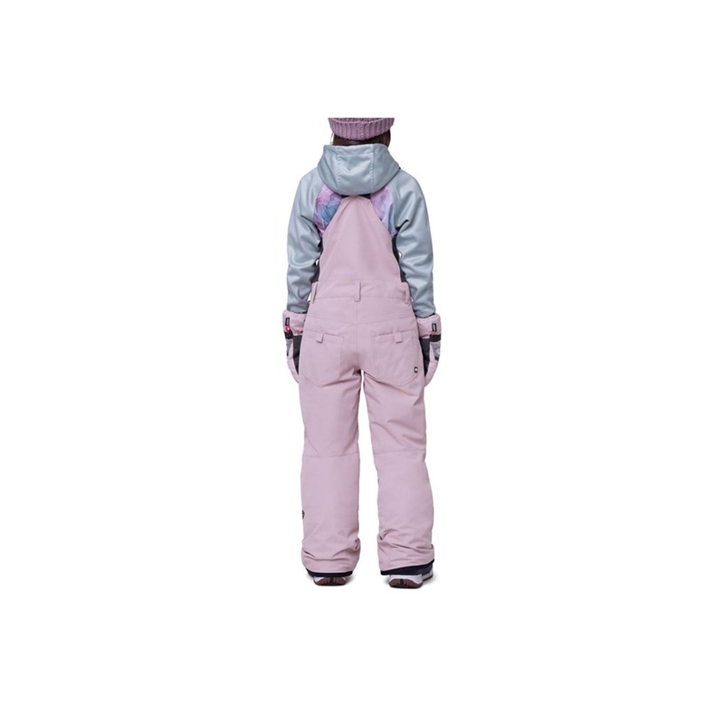 GIRLS SIERRA INSULATED BIB|dusty mauve|purple impression|S|M|L