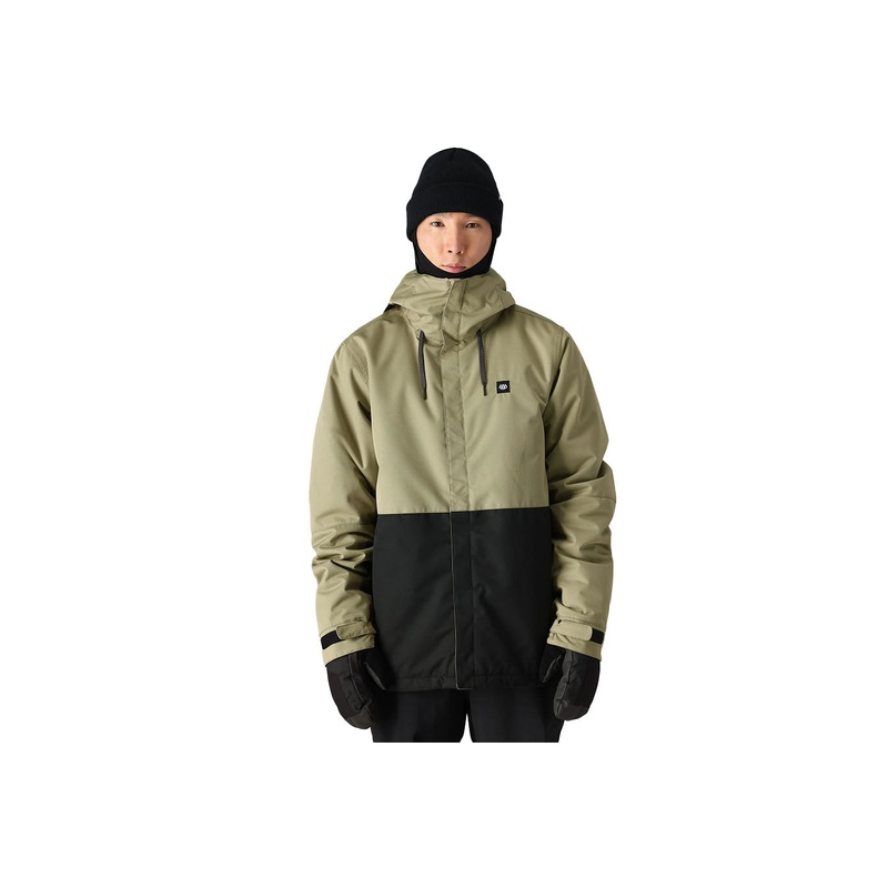 FOUNDATION INSULATED JACKET|black|sage colorblock|S|M|L|XL