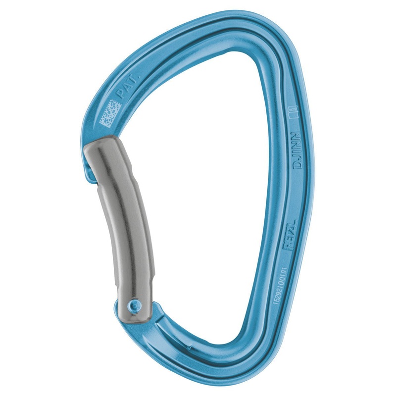 Djinn Bent Gate Carabiner|Blue|Violet