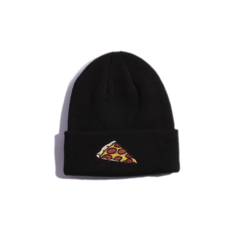 THE CRAVE KIDS BEANIE|charcoal|black (pizza)|O/S