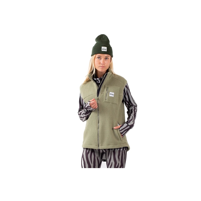 LUMBERJACKIE SHERPA VEST|faded cloud|faded oak|faded woodrose|S|M|L