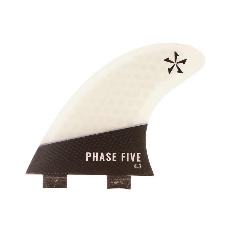 4.3 CARBON TWIN FIN SET|black/grey|S/O