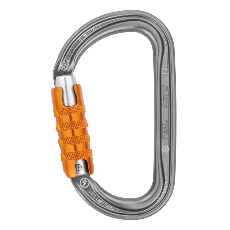 Am’D Triact-Lock Carabiner|Gray|Black