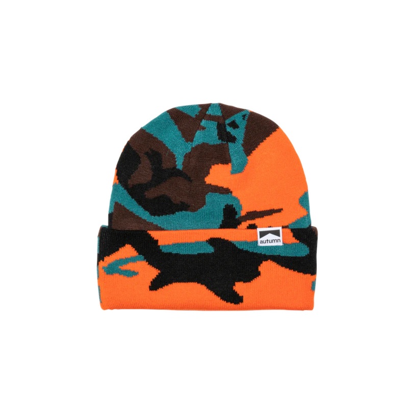 CAMO BEANIE|orange|army|S/O
