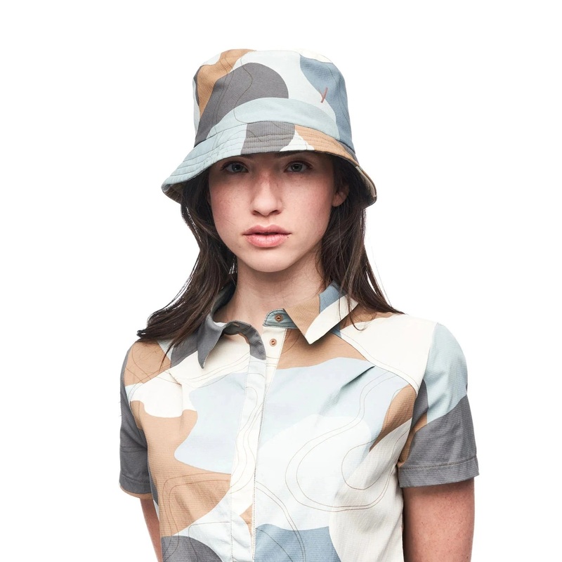 Women’s Sombrero|Raindrop Rock Print|Mushroom|S/M|L/XL