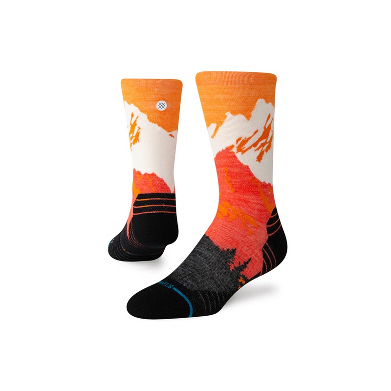 RUN OUT OF RANGE LT WOOL CREW|orange|M|L