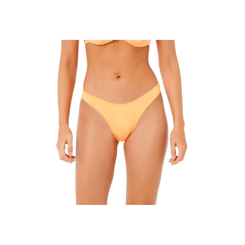 DUSK TEXTURED HI LEG CHEEKY|electric peach|S|M|L