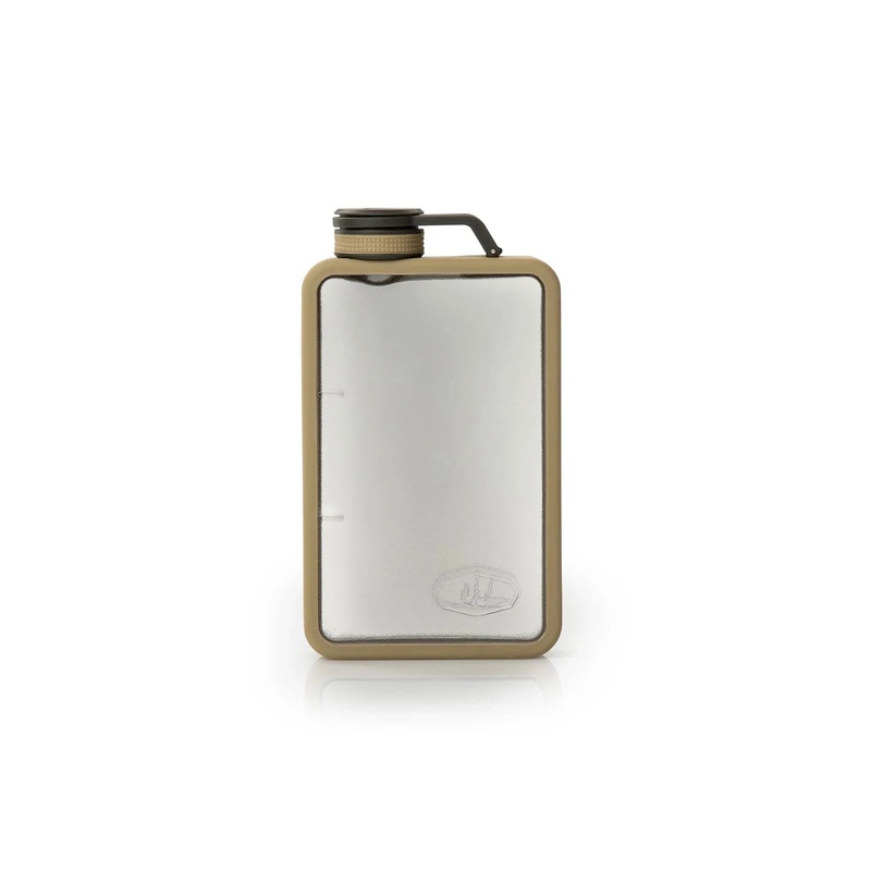 Boulder 6oz Flask|Sand