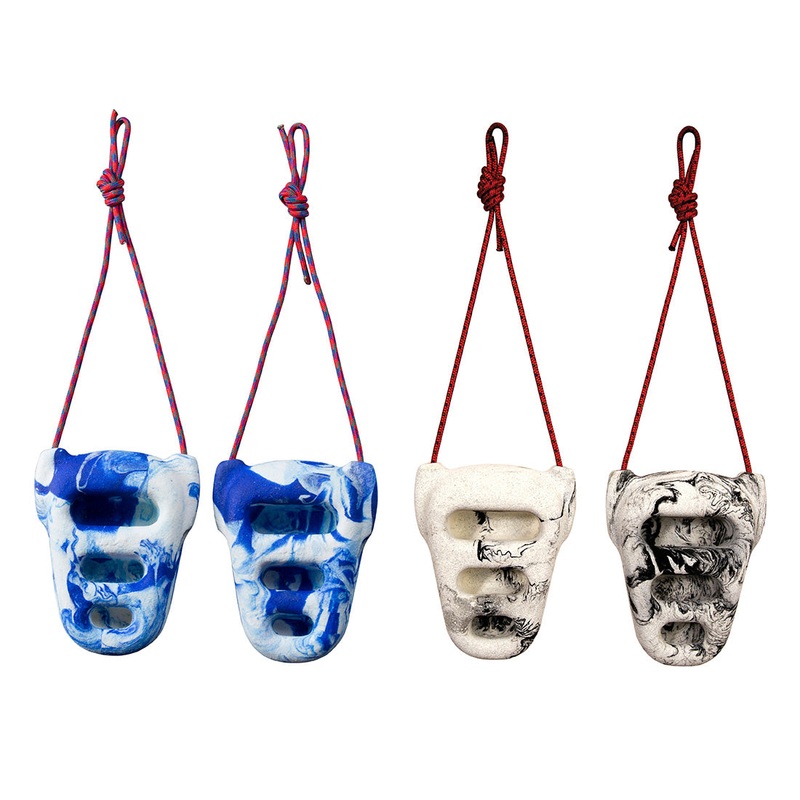 Rock Rings 3D|White / Black Swirl|White / Blue Swirl
