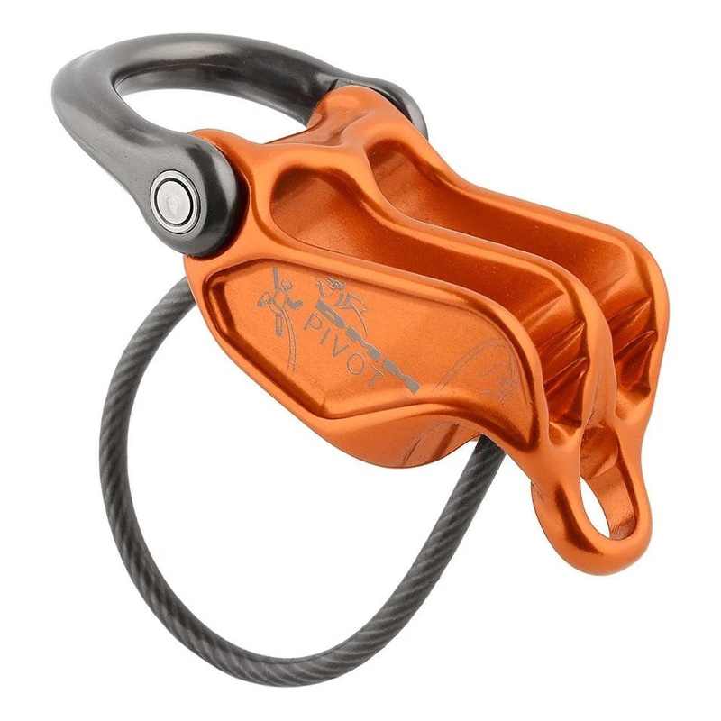 Pivot Belay Device|Orange|Lime|Matte Grey