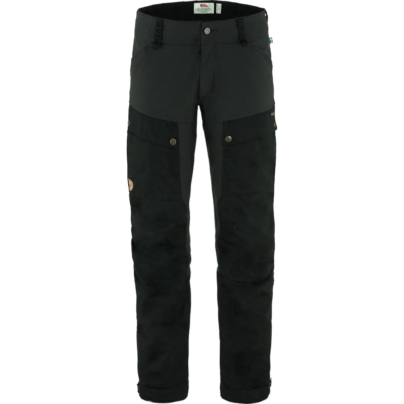 Men’s Keb Trousers|Black|Dark Olive / Dark Grey|Mountain Blue|44 EU|46 EU|48 EU|50 EU|52 EU|54 EU|Regular|Long
