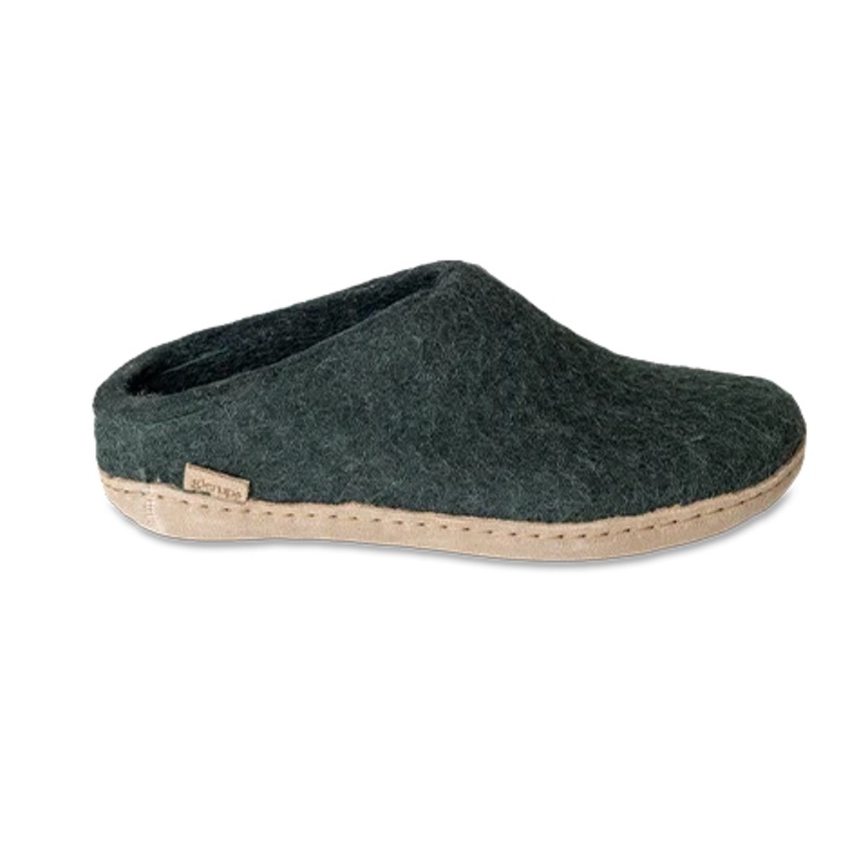 Leather Sole Slip-On Slippers|Forest|Denim|Charcoal|North Sea|Brown|Flower|Sand|Cranberry|Grey|34 EU|35 EU|36 EU|37 EU|38 EU|39 EU|40 EU|41 EU|42 EU|43 EU|44 EU|45 EU|46 EU