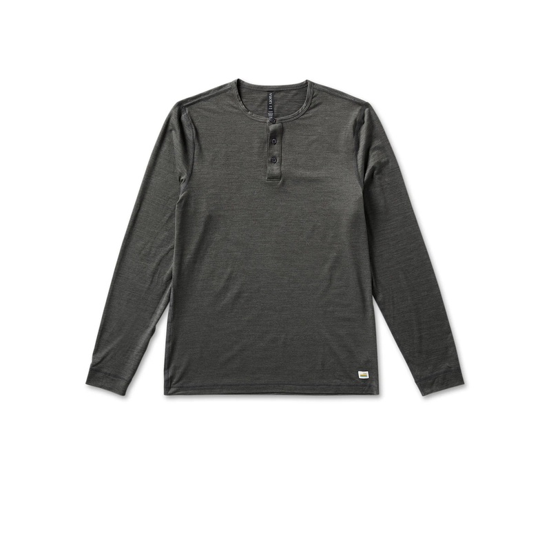 Men’s Ease Performance Henley Long Sleeve