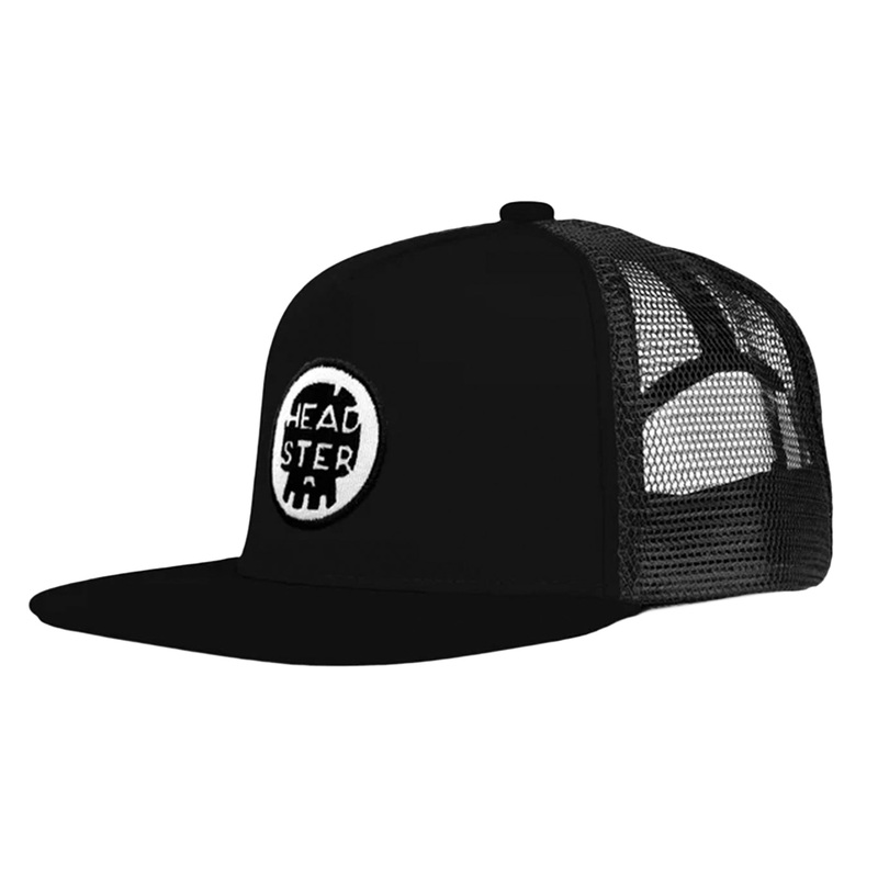 BLACK-OUT TRUCKER HAT|black|48|52|56