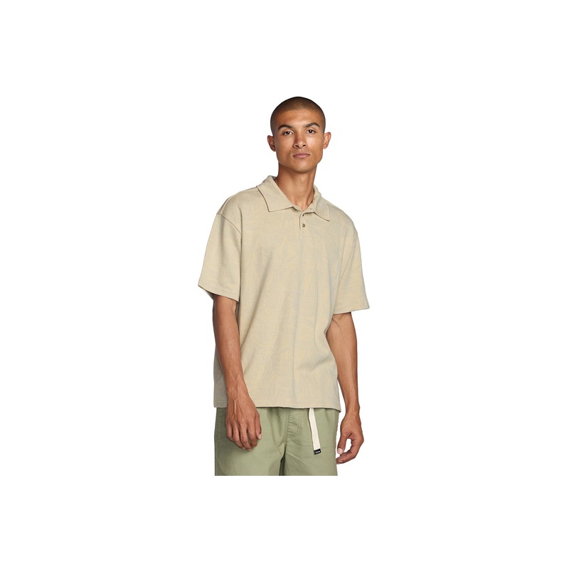 LEAF LINES SHORT SLEEVE POLO|Ceramic|S|M|L|XL|XXL