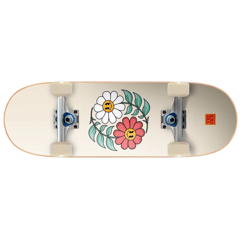 YIN YANG FLOWERS 24.21 KIDS COMPLETE SKATEBOARD