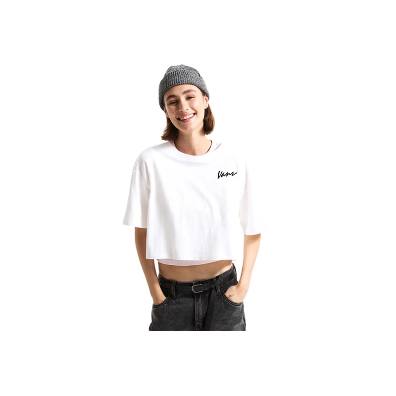 CLASSIC SCRIPT T-SHIRT|white|XS|S|M|L